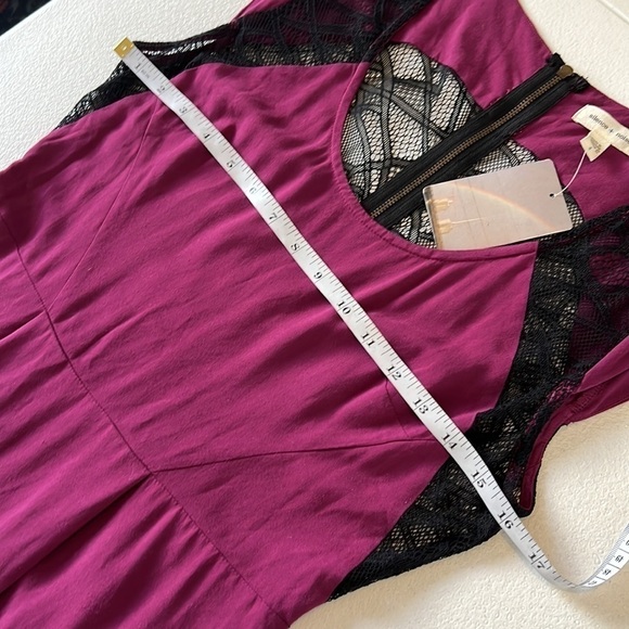 Silence + Noise (UO) Purple & Black Lace Dress Sz 4 - NWT - Picture 5 of 7